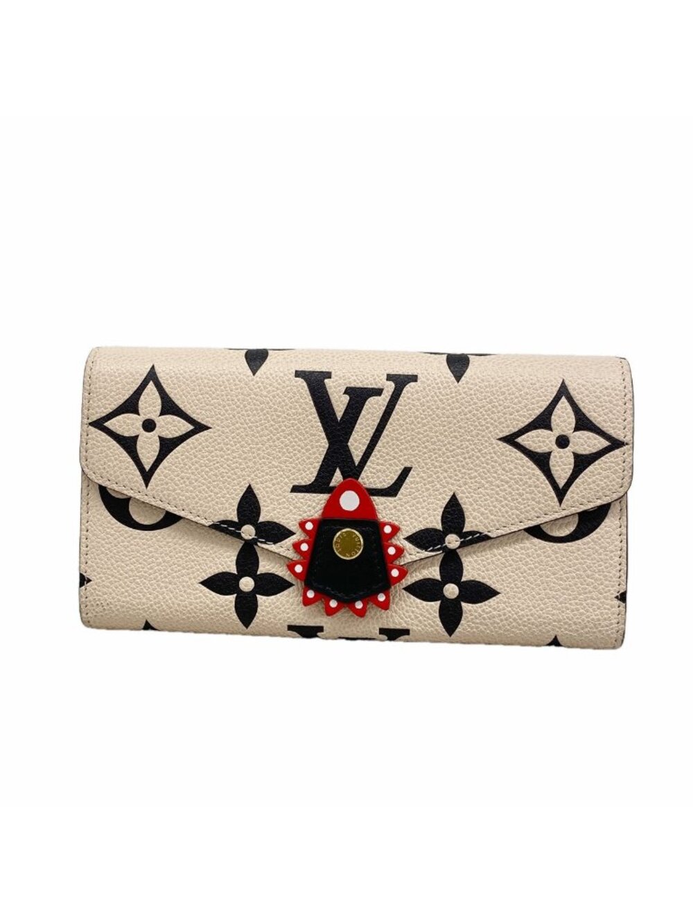 Louis Vuitton Wallet Monogram Empreinte Bicolor Portefeuille Sarah LV Crafty